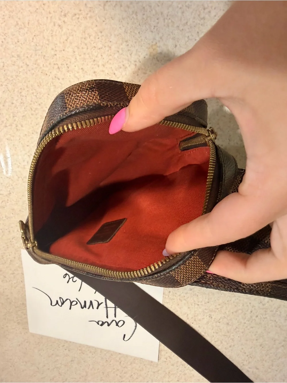 Authentic Louis Vuitton -  Ebene Geronimos Sling